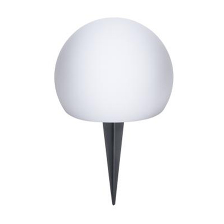 LED-Solar-Gartenlampe mit Nieten RGB-Globus für den Garten 17 cm + Fernbedienung