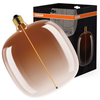 Dekorative LED-Glühbirne E27 4.8W = 20W 200lm 1800K Warm 320° Amber Filament Dimmbar Vintage 1906 Osram