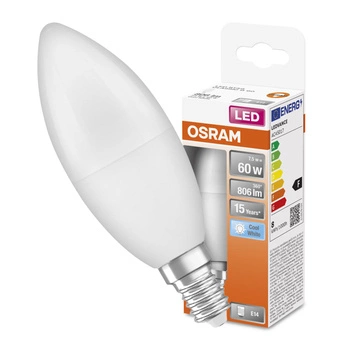 E14 B35 LED Lampe 7W = 60W 806lm 4000K Neutral 200° OSRAM STAR