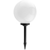 LED ATRIS Solar Gartenlampe angetrieben oberirdisch weiße Kugel 30cm RGB LUMILED