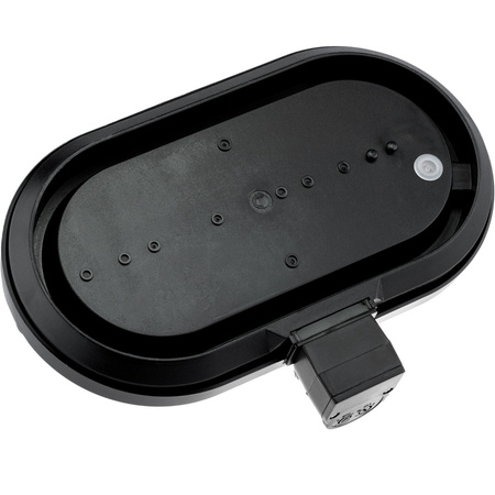 FRODA Gartenwandleuchte E27 IP44 mit PIR-Sensor Schwarz