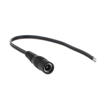 Gleichstromsteckdose 2,5/5,5 mm MONTAGE MIT 15 cm KABEL