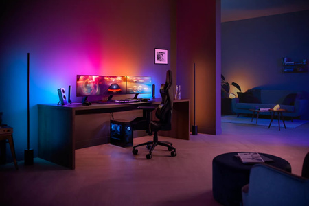 Intelligente LED Gradient PC Strip 19W CCT RGB PHILIPS HUE Bluetooth Zigbee + Hue Bridge