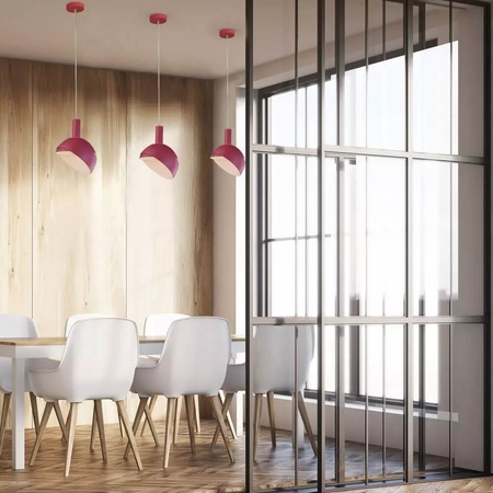 Pendelleuchte Leuchte E14 Beweglicher Schirm rosa VT-7100 V-TAC