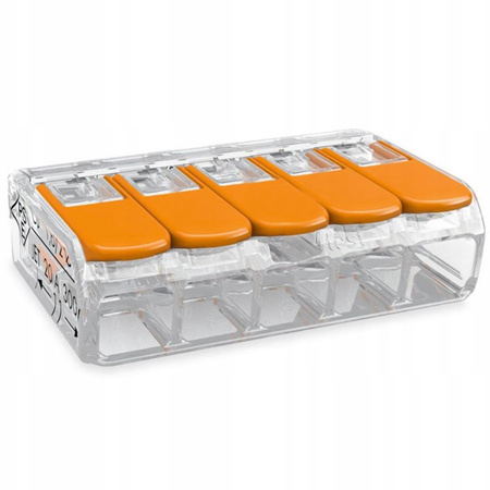 Schnellverbinder Installationsverbinder-Set Set mit 100 Teilen – 40 x 2 x 4 mm 40 x 5 x 4 mm 20 x 1+1 + Organizer-Koffer