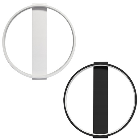 Runde Deckenleuchte PLAFON LED-Kronleuchter 33W 3000K-6500K schwarz + Fernbedienung