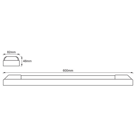 LED Linienlampe 25W 2500lm 4000K neutral 60cm POWER BATTEN LEDVANCE