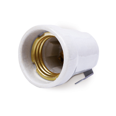 Porzellan-Keramik-Blech Sanierung E27 Weiß Kobi