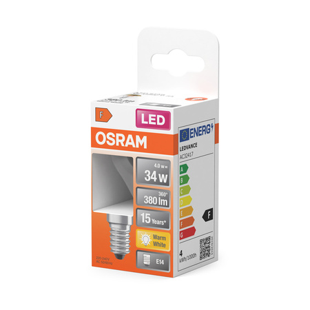LED-Lampe P45 Ball E14 4W = 34W 380lm 2700K Warm 300° Gold Retrofit Glühfaden CLASSIC Osram