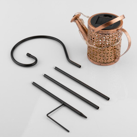 LED Solar-Gartenleuchte ROSA Kupfer IP44 3000K LUMILED