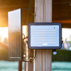 Solar LED Halogenstrahler 200W Gartenlampe 4000K IP65 PIR Bewegungsmelder + Fernbedienung FULGOR LUMILED