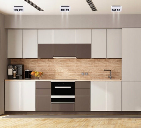 Anbauleuchte HALOGEN Beweglich 2x GU10 Rechteckig Weiß 85mm NEMO