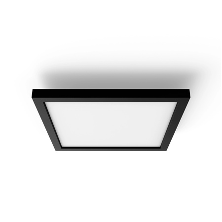 LED-Anbaupanel Aurelle Schwarz 19W CCT 30cm PHILIPS HUE Bluetooth + Dimmschalter