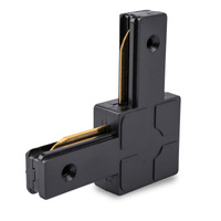 Eckverbinder für 1-Phasen-Stromschienen-System Schwarz LUMILED