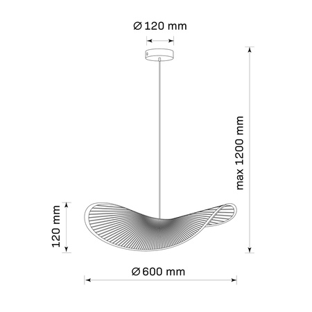 Hängelampe E27 Beige BAMBUS NATURAL Sanico Goldlux