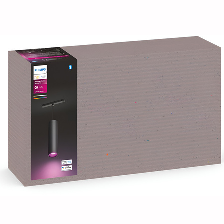 LED Perifo Schwarz 5.2W CCT RGB Philips HUE Bluetooth Deckenhängeleuchte