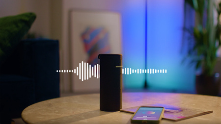 LED Gaming Stehlampe RGBIC Gradient 135cm Bodenleuchte Smart SMART WiFi Bluetooth App WiZ