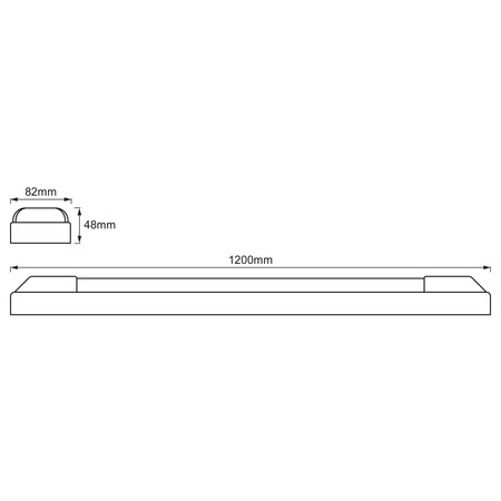 LED Linienlampe 50W 5100lm 4000K neutral 120cm POWER BATTEN LEDVANCE