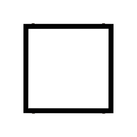 LED-Einbaurahmen bündig quadratisch schwarz ADTR KANLUX