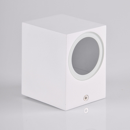 Garten-Wandleuchte mit LED 1x GU10 BOSTON GOLDLUX (Polux) ALUMINIUM Weiß