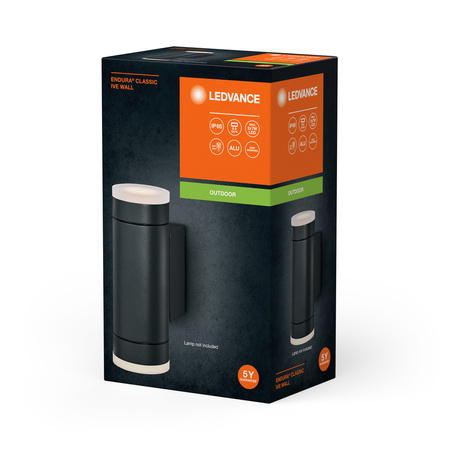 LED GU10 IP65 IK06 Grau Endura Ledvance Gartenleuchte für draußen