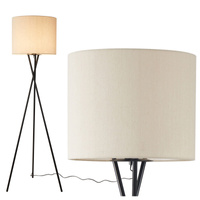 Dekorative Stehlampe E27 Beige Tekla Sanico Goldlux