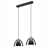 MIA Decke Pendelleuchte 2xE27 Schwarz Chrom LM-2.130 Lamkur