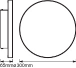20W CCT SMART+ WiFi PLANON 300 LEDVANCE LED-Panel