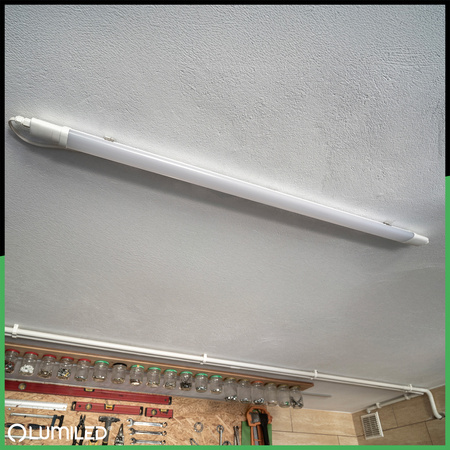 Wasserdichte LED Werkstattleuchte 120cm Garagenleuchte 36W 4000K Wasserdicht RAY LUMILED