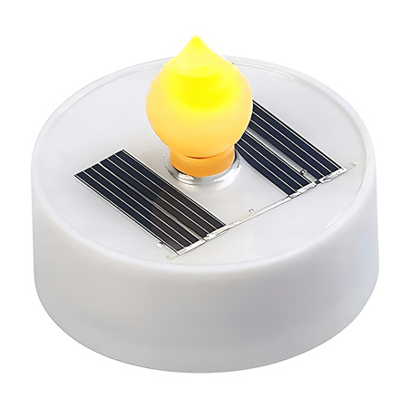 LED Solarlampe Teelicht Flamme Klein