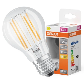 LED Leuchtmittel E27 A60 7,5W = 75W 1055lm 2700K Warm 300° OSRAM STAR Filament