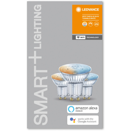 3x LED Lampe GU10 5W 350lm CCT LEDVANCE SMART+ WiFi Dimmbar