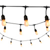 Dekorative GARTENGIRLANDE 5,6m 10xE27 Filament 6W GOLDLUX (Polux)