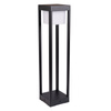 LED 12W 3000K 80cm Schwarz QUERCUS LUMILED Outdoor Standing Post Gartenlampe