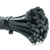 100x Kabelbinder 2.5x100mm Schwarz LUMILED
