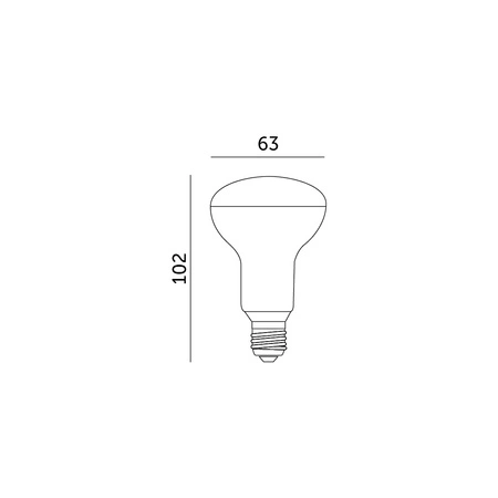 LED-Lampe E27 Ball 8W 700lm 4000K Neutral 120° Kobi