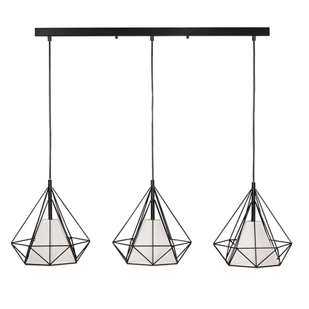 HIRA 3xE27 Hängelampe Geometrisch Dreidimensionale Leuchte P314574 GOLDLUX (Polux) Metall