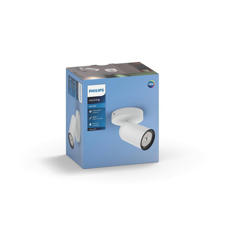 LED PONGEE GU10 Reflektor-Deckenleuchte Beweglich Weiß PHILIPS