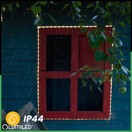 LED-Solarbänder 150x LED AVERO 3000K Warm IP44 5m LUMILED