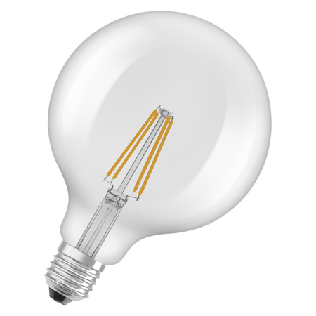 LED-Glühbirne G125 E27 Sphere 5.9W = 60W 806lm 2700K Warm 300° Filament Osram
