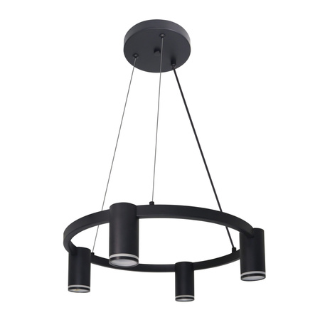 Hängelampe 4x GU10 Schwarz PARIS Sanico Goldlux