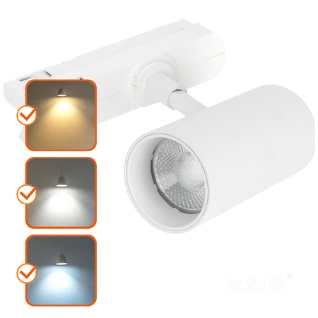 LED-Schienenstrahler 10W 900lm CCT 36° Weiß CRI90 Nextrack Core Kobi