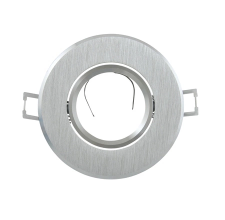 Bewegliche runde Deckenleuchte WEST OPAL Silber GOLDLUX (Polux)