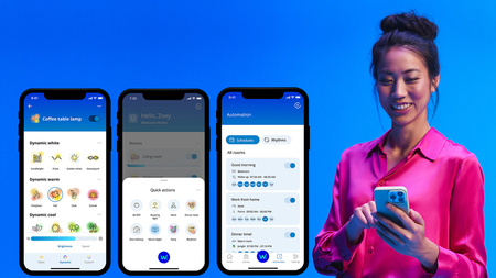 LED-Glühbirne E14 C35 4.9W = 25W Glühfaden Amber SMART WiFi WiZ