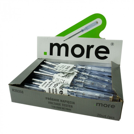 Spannungsprüfer Strommessgerät für Kabel und Steckdosen 19cm PN-02 .MORE