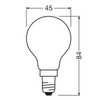 LED-Lampe P45 Ball E14 3.8W = 60W 806lm 2700K Warm 330° 213lm/W CLASSIC ENERGY EFFICIENCY Osram