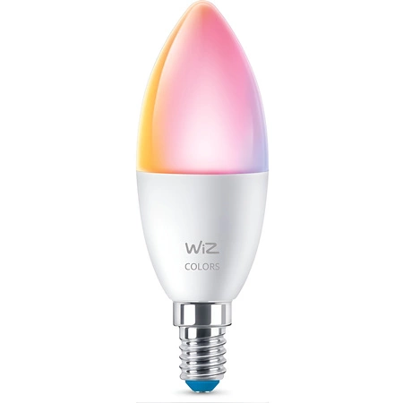 LED-Lampe E14 C37 4.9W = 40W 2200-6500K + RGB SMART WiFi WiZ