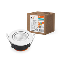 LED-Panel Einbauleuchte 6W 540lm CCT Dimmbar Mesh Weiß Dali Adjust Ledvance