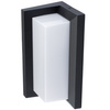 Gartenwandleuchte Elevation E27 CETUS SCHWARZ Rechteckig