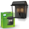 Gartenleuchte LED Wandleuchte HARVEST myGarden 2xE27 IP44 Laterne Schwarz PHILIPS